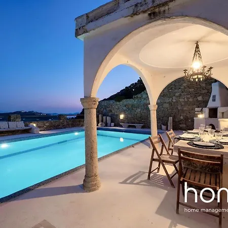Cheerful Pool Cycladic Homm 8ppl Mykonos