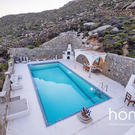 בית נופש Cheerful Pool Cycladic Homm 8ppl Mykonos Mykonos Town
