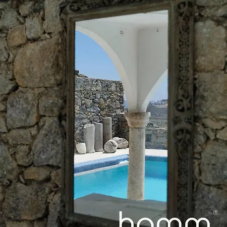 בית נופש Cheerful Pool Cycladic Homm 8ppl Mykonos *