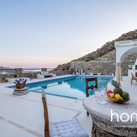 Cheerful Pool Cycladic Homm 8ppl Mykonos