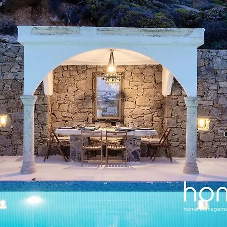 Cheerful Pool Cycladic Homm 8ppl Mykonos 別荘