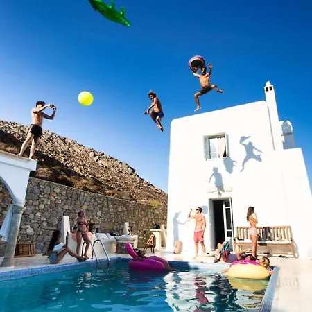 Cheerful Pool Cycladic Homm 8ppl Mykonos *