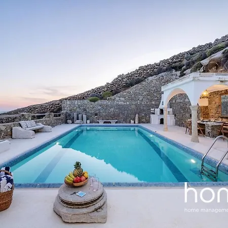 Cheerful Pool Cycladic Homm 8ppl Mykonos