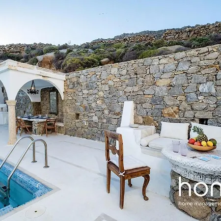 Nyaraló Cheerful Pool Cycladic Homm 8ppl Mykonos *